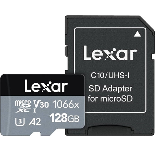 Карта памяти Lexar 128GB Professional microSDXC UHS-I 1066x - фото