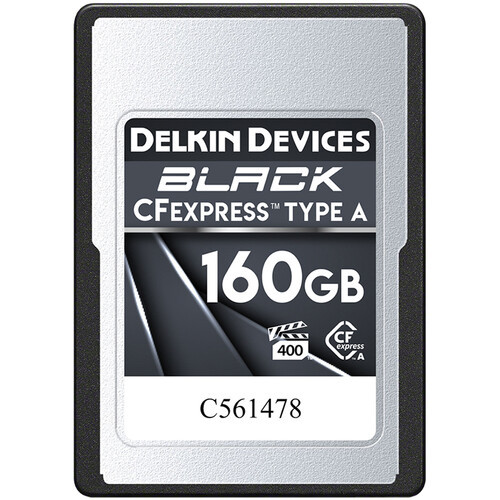 Карта памяти Delkin Devices 160GB BLACK CFexpress Type A (DCFXABLK160) - фото