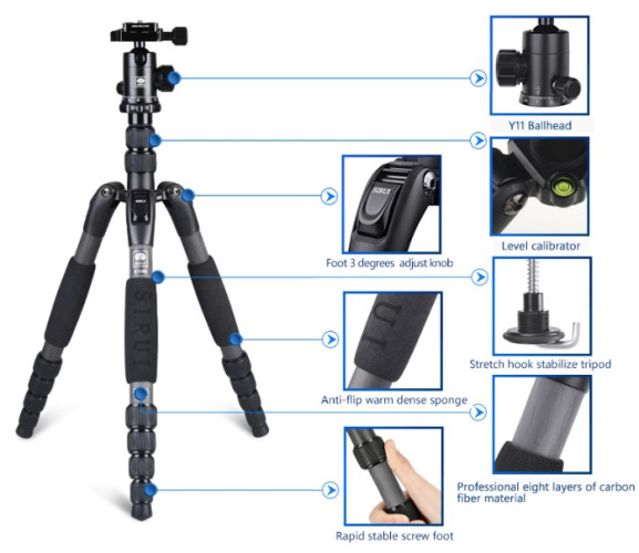 Штатив Sirui A-1205+Y-11 - фото9