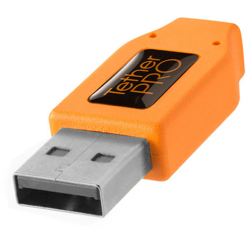 Кабель Tether Tools TetherPro USB-C 3.0 to USB-C Right Angle 50cm, Orange - фото5