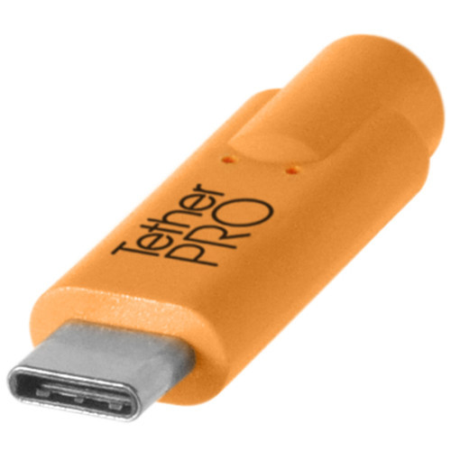 Кабель Tether Tools TetherPro USB-C to USB-C 1m, Orange - фото3