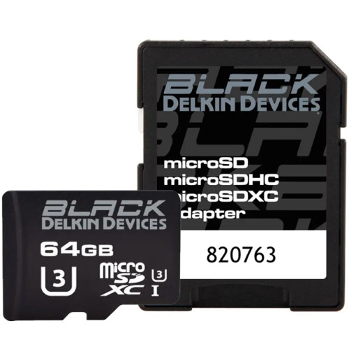 Карта памяти Delkin Black Rugged microSDXC 64GB UHS-I V30