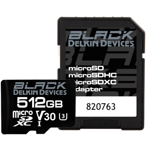 Карта памяти Delkin Black Rugged microSDXC 512GB UHS-I V30