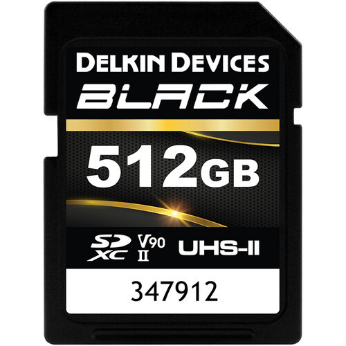 Карта памяти Delkin Black Rugged SDXC 512GB UHS-II V90