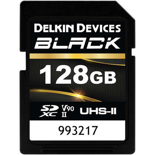 Карта памяти Delkin Black Rugged SDXC 128GB UHS-II V90