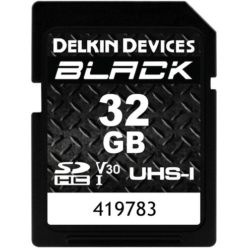 Карта памяти Delkin Black Rugged SDHC 32GB UHS-I V30 - фото