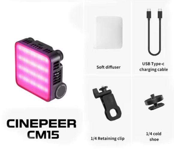 Осветитель Zhiyun CINEPEER CM15 - фото7