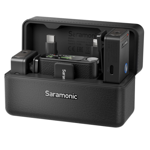 Радиосистема Saramonic Ultra Black (2TX+RX) + 2 микрофона - фото