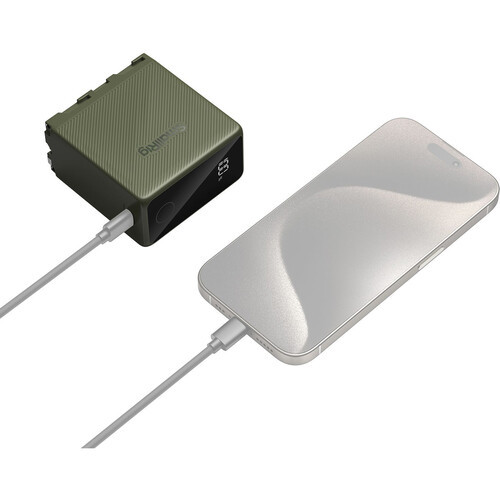 Аккумулятор SmallRig NP-F970 Type-C (Olive Green) - фото8