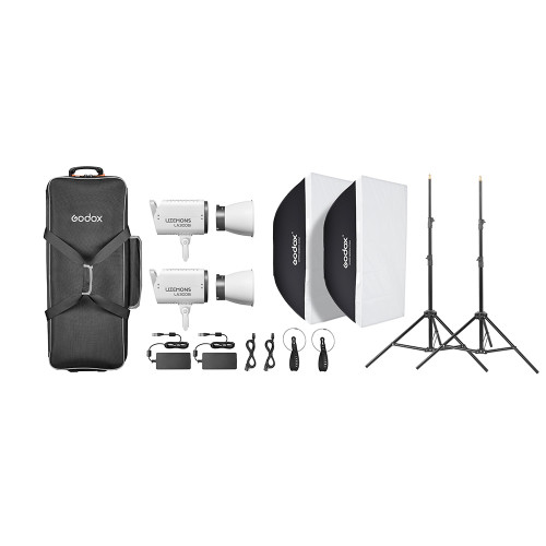 Комплект светодиодных осветителей Godox LITEMONS LA300Bi K2 - фото