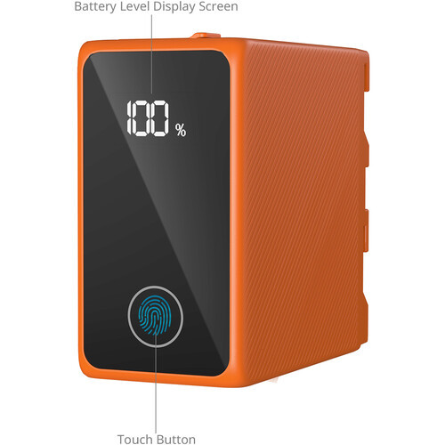 Аккумулятор SmallRig 4576 NP-F970 USB-C (Orange) - фото2