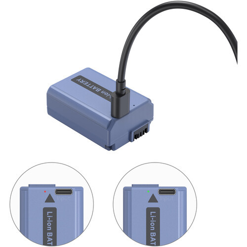 Аккумулятор SmallRig NP-FW50 USB-C 4330 (Blue) - фото6