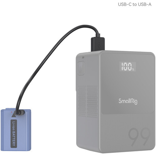 Аккумулятор SmallRig NP-FW50 USB-C 4330 (Blue) - фото7