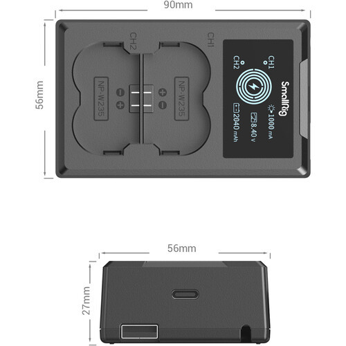 Зарядное устройство SmallRig 4085 для Fujifilm NP-W235 - фото4