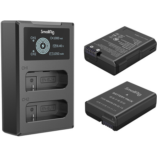 Аккумулятор SmallRig EN-EL14 (3819) с зарядным устройством - фото2
