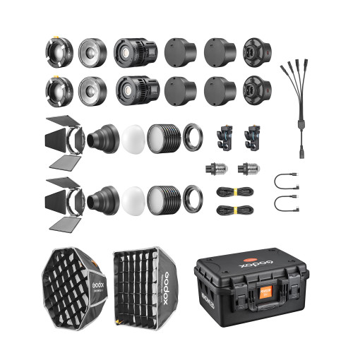 Комплект студийного оборудования Godox Knowled MS60R 2K - фото