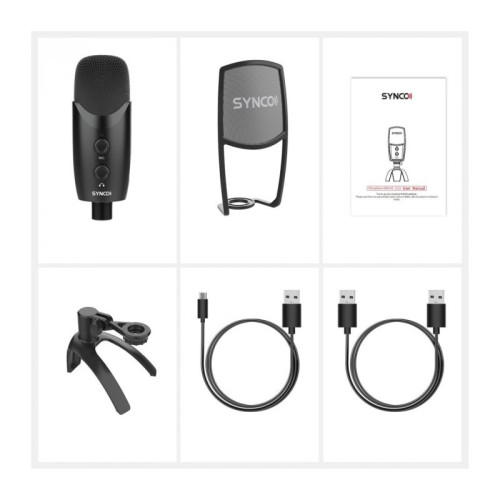 Конденсаторный USB микрофон SYNCO CMic-V2 - фото3