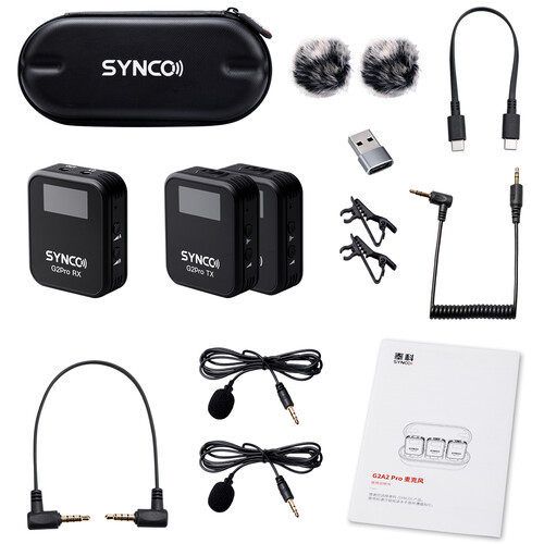 Микрофонная система SYNCO G2(A2) Pro с кейсом-зарядкой - фото5
