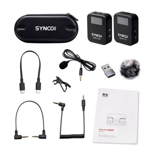 Микрофонная система SYNCO G2(A1) Pro с кейсом-зарядкой - фото2