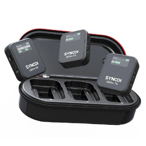Микрофонная система SYNCO G2(A2) Pro с кейсом-зарядкой - фото