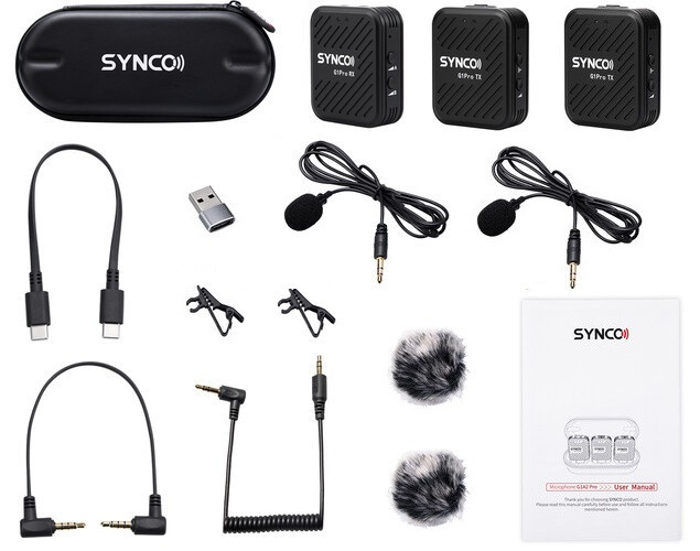 Микрофонная система SYNCO G1(A2) Pro с кейсом-зарядкой - фото6