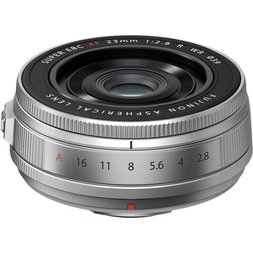 Объектив Fujifilm Fujinon XF23mm F2.8 R WR Silver - фото