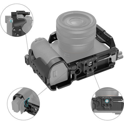 Клетка с фиксатором кабеля SmallRig 4422 для Sony 7CR / 7C II - фото4