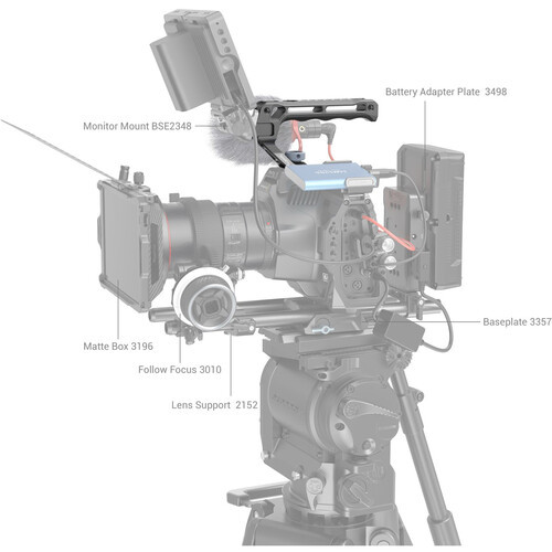 Ручка верхняя SmallRig 3765 ARRI Locating Top Handle (Lite) - фото7
