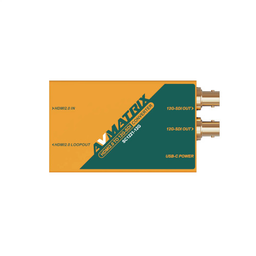 Конвертер AVMATRIX SC1221-12G 4K60 HDMI2.0 в 12G-SDI - фото