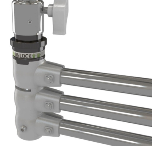 Стойка со штангой KUPO CT-40MKBH Master C-Stand Turtle Base Grip Arm - фото3