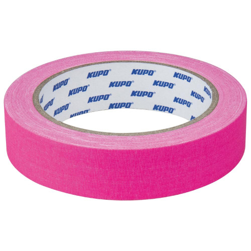 Лента клейкая KUPO CSS-2415PK CLOTH SPIKE TAPE розовая - фото