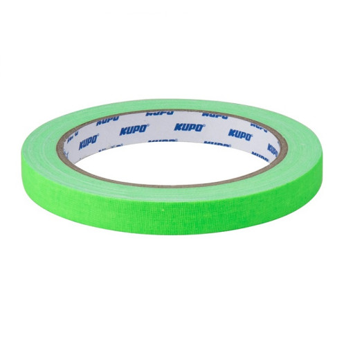 Лента клейкая KUPO CSS-1215GN CLOTH SPIKE TAPE зеленая - фото