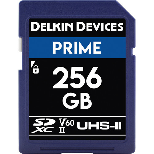 Карта памяти Delkin Devices 256GB PRIME UHS-II SDXC (DDSDB1900256)