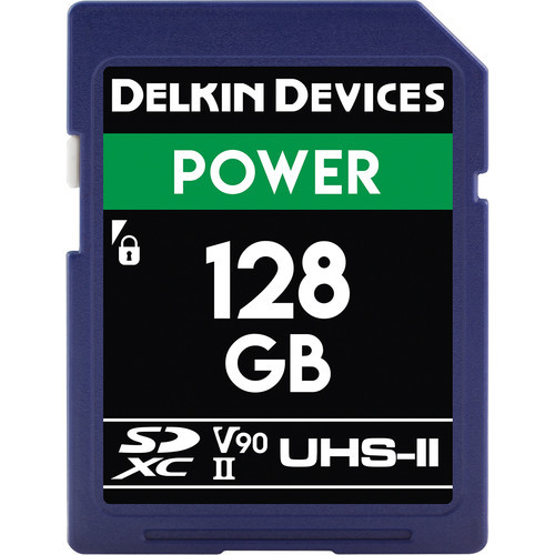 Карта памяти Delkin Devices 128GB POWER UHS-II SDXC (DDSDG2000128)