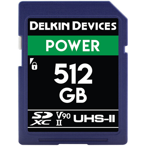 Карта памяти Delkin Devices 512GB POWER UHS-II SDXC (DDSDG2000512)