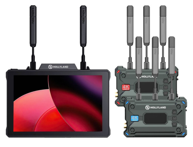 Комплект для мониторинга видеопередачи Hollyland Pyro (Pyro S + Pyro 7) - фото