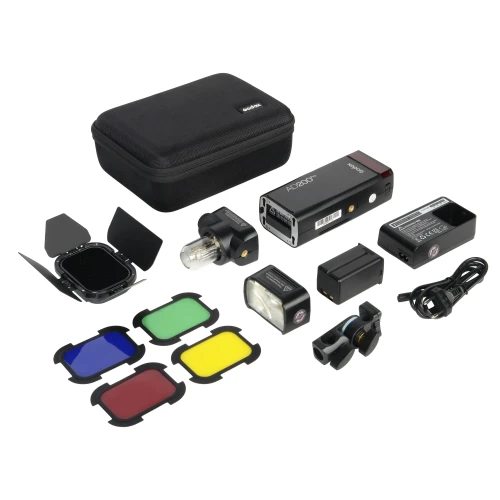 Вспышка аккумуляторная Godox Witstro AD200Pro (со шторками BD-07) - фото9