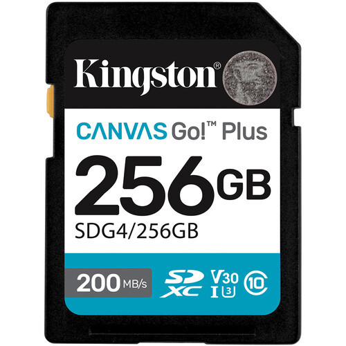 Карта памяти Kingston Canvas Go! Plus SDXC 256GB (SDG4/256GB) - фото