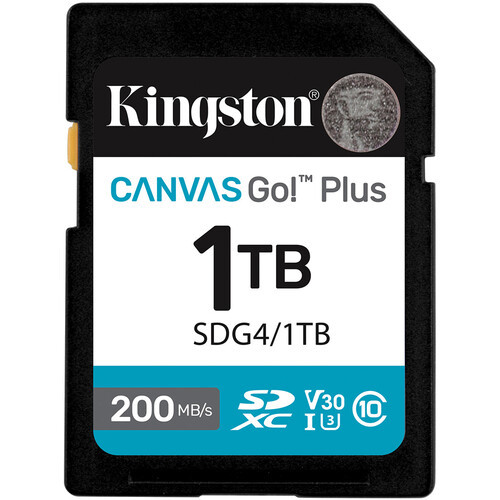 Карта памяти Kingston Canvas Go! Plus SDXC 1TB (SDG4/1TB) - фото