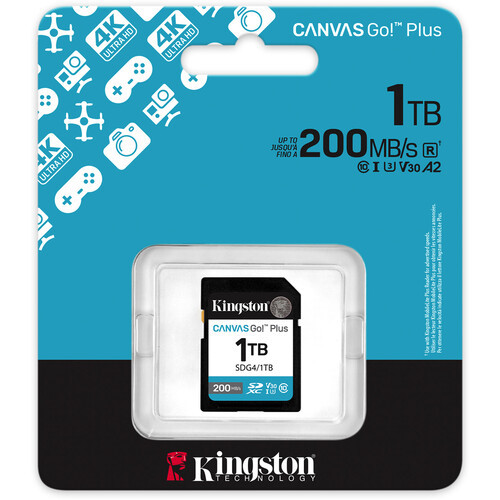 Карта памяти Kingston Canvas Go! Plus SDXC 1TB (SDG4/1TB) - фото3