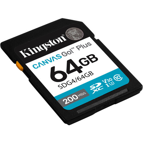 Карта памяти Kingston Canvas Go! Plus SDXC 64GB (SDG4/64GB) - фото2