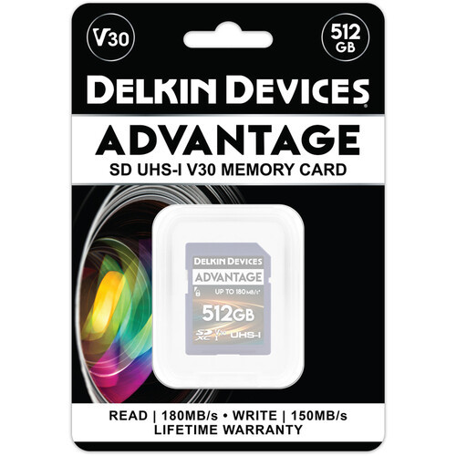 Карта памяти Delkin Devices 512GB ADVANTAGE UHS-I SDXC (DSAV3512) - фото2