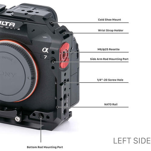 Клетка Tilta Pro Camera Cage Kit для Sony a7 IV (TA-T30-B-B) - фото5
