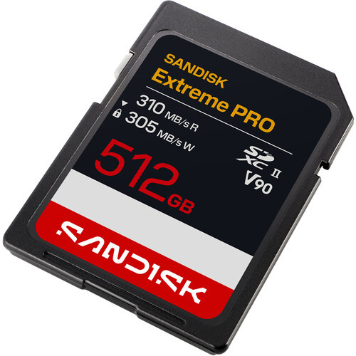 Карта памяти SanDisk 512GB Extreme PRO SDXC UHS-II V90 (SDSDXDE-512G-GN4IN) - фото2