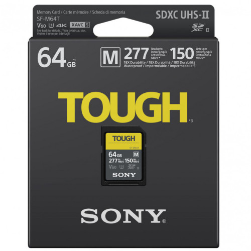 Карта памяти Sony 64GB SF-M Tough UHS-II SDXC (SF-M64T) - фото3