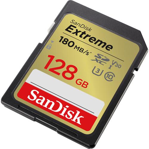 Карта памяти SanDisk 128GB Extreme UHS-I SDXC (SDSDXVA-128G-GNCIN) - фото3