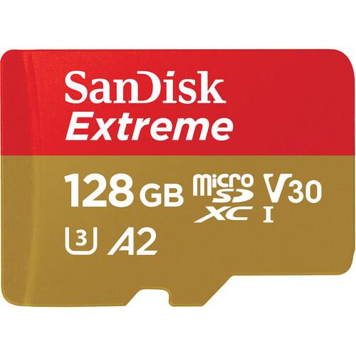 Карта памяти SanDisk 128GB microSDXC Extreme (SDSQXAA-128G-GN6MA) - фото