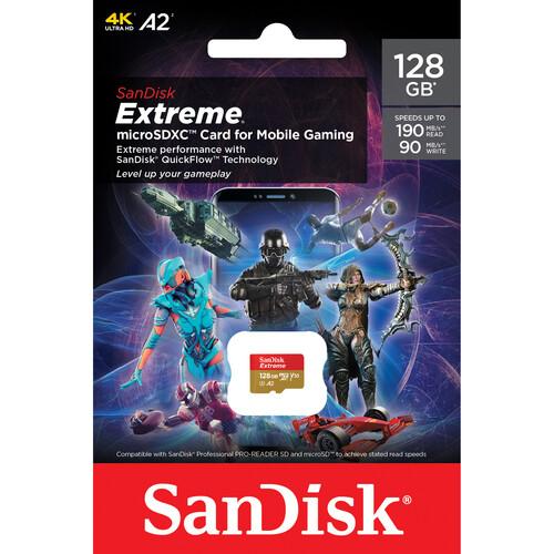 Карта памяти SanDisk 128GB microSDXC Extreme (SDSQXAA-128G-GN6MA) - фото3