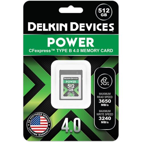 Карта памяти Delkin Devices 512GB POWER CFexpress Type-B G4 (DCFXBP512G4) - фото2