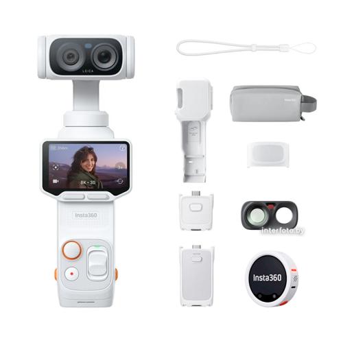 Экшн-камера Insta360 Luna Ultra Creator Bundle (White) - фото